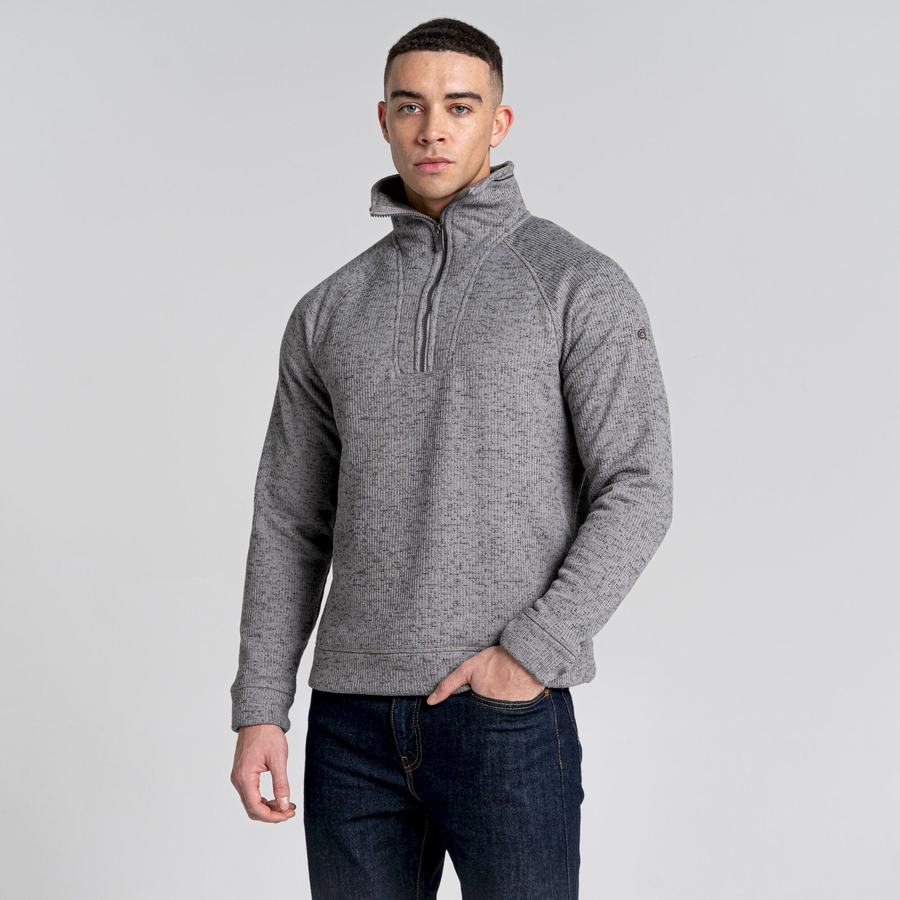 Chandails Craghoppers Logan Half Zip Grise Homme | JWL-3739077