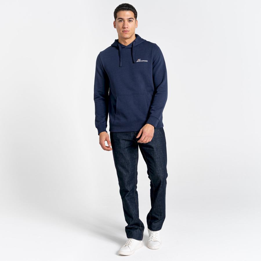 Sweats Craghoppers Lautner Encapuchonné Bleu Bleu Marine Homme | ATZ-0883629