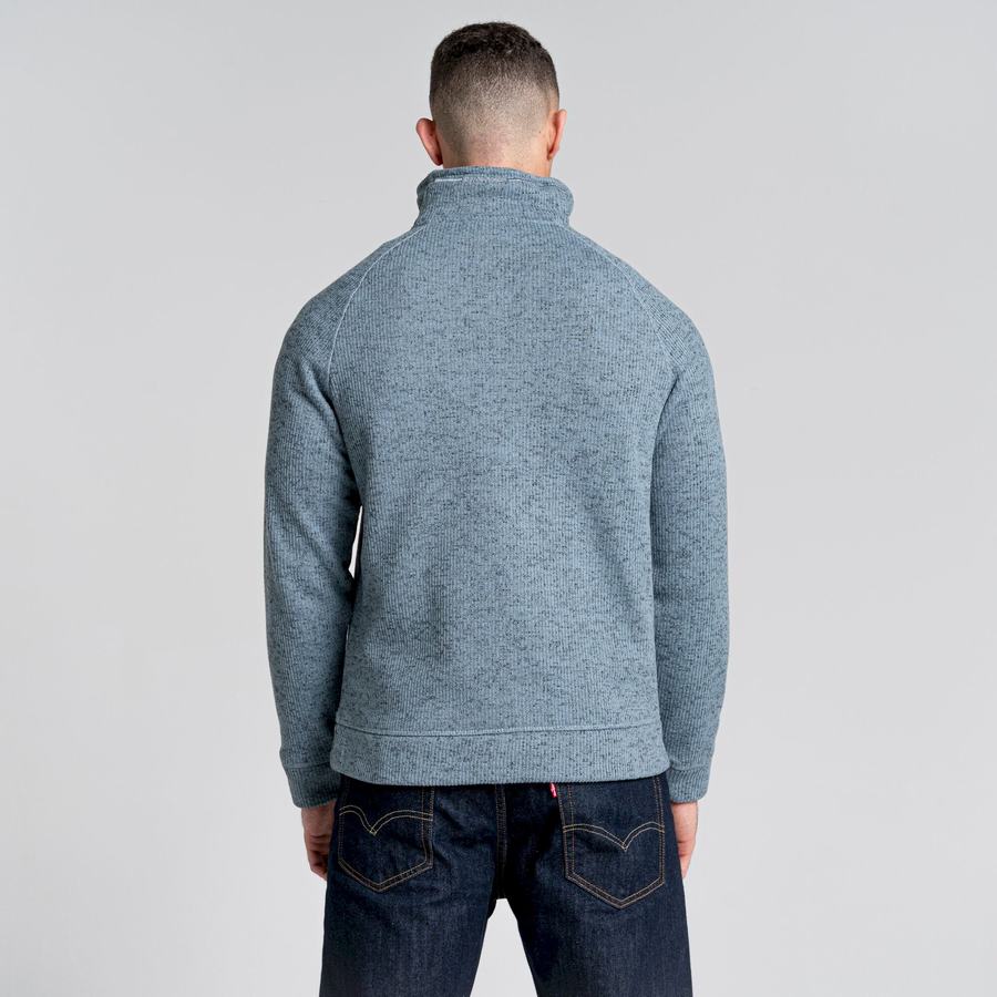 Chandails Craghoppers Logan Half Zip Bleu Homme | YXS-6938921