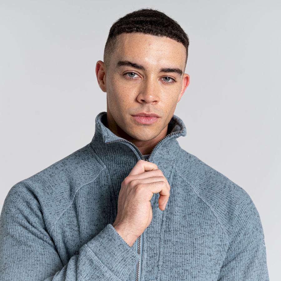 Chandails Craghoppers Logan Half Zip Bleu Homme | YXS-6938921