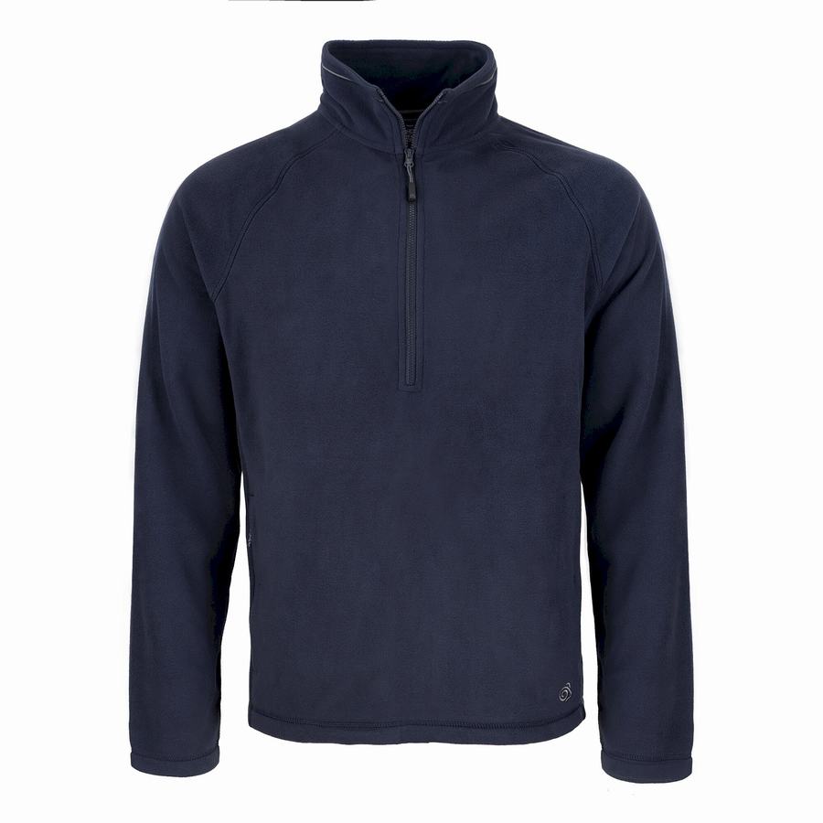 Chandails Craghoppers Expert Corey 200 Half Zip Bleu Marine Homme | SVG-9351655