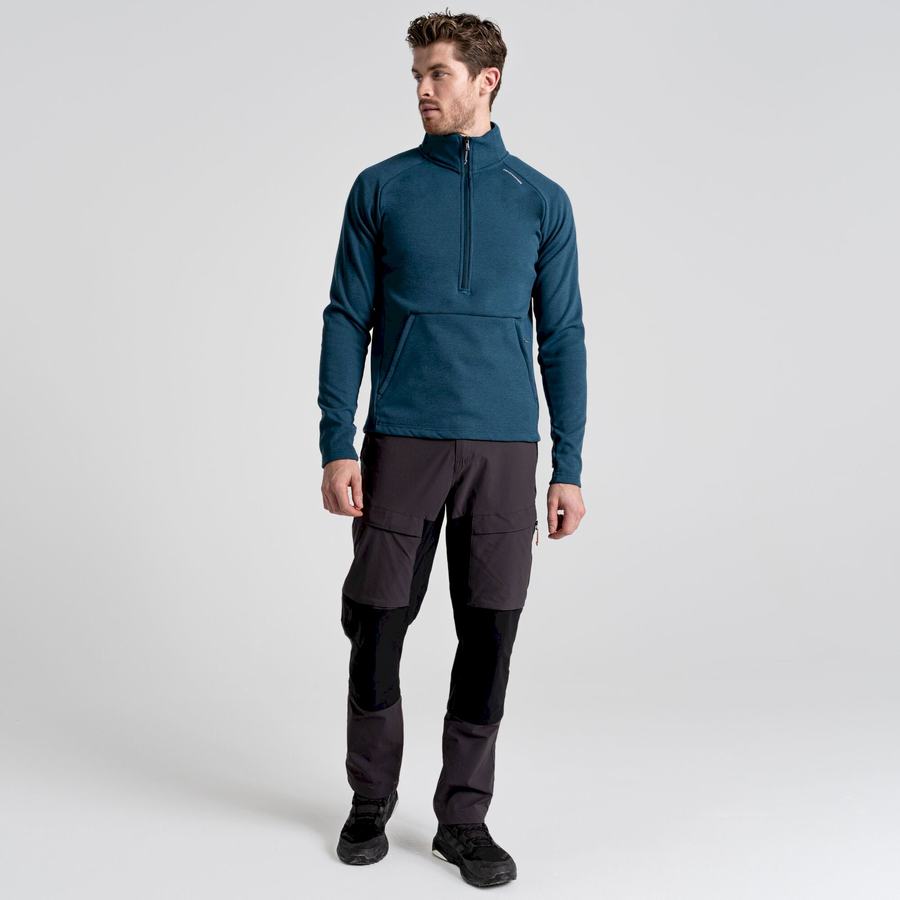 Chandails Craghoppers Dynamic Pro Half Zip Bleu Foncé Homme | CTT-4068667