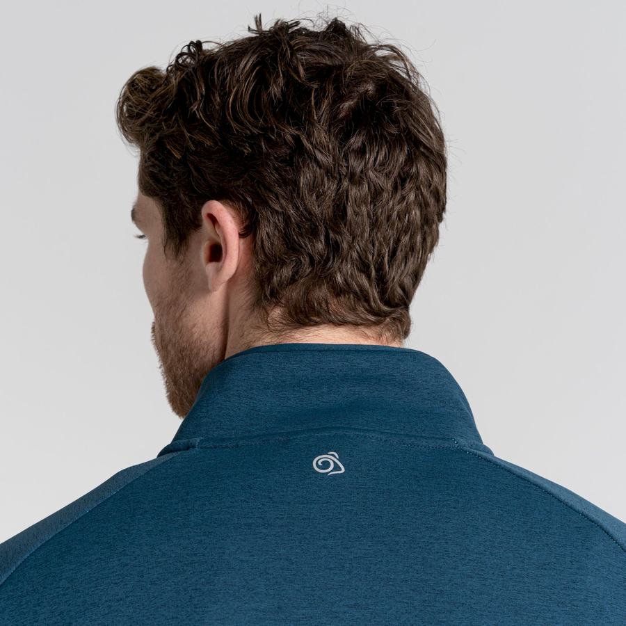 Chandails Craghoppers Dynamic Pro Half Zip Bleu Foncé Homme | CTT-4068667