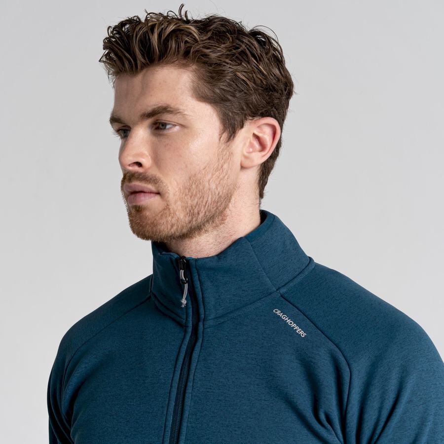 Chandails Craghoppers Dynamic Pro Half Zip Bleu Foncé Homme | CTT-4068667