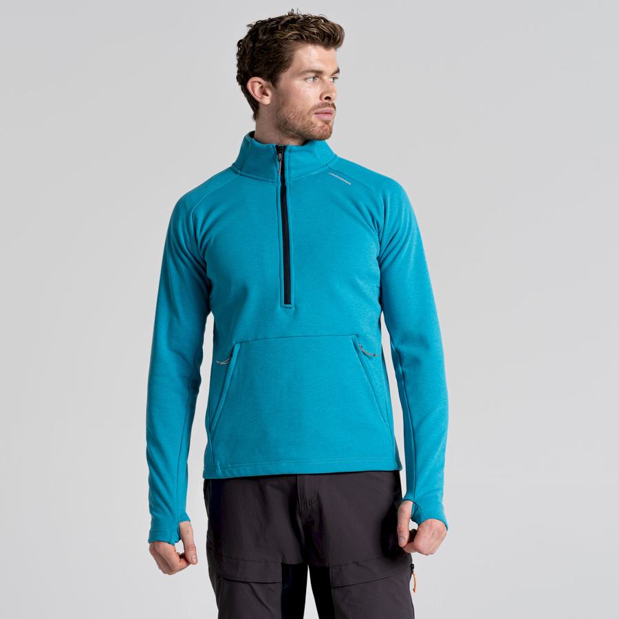 Chandails Craghoppers Dynamic Pro Half Zip Bleu Homme | TFP-6434356