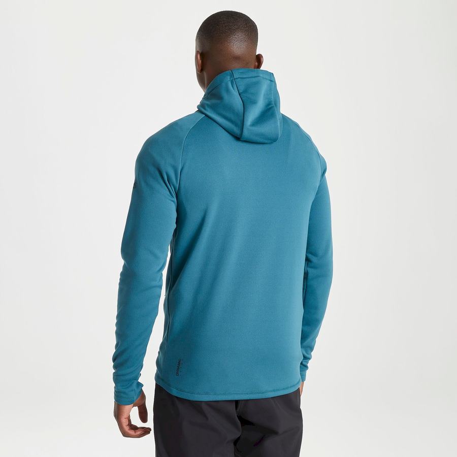 Chandails Craghoppers Dynamic Encapuchonné Half Zip D'hiver Bleu Homme | XPD-2083836