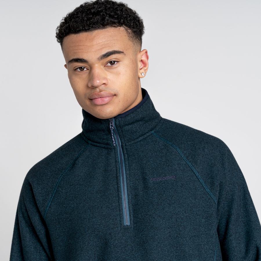 Chandails Craghoppers Durrus Half Zip Bleu Foncé Homme | BFY-3457791