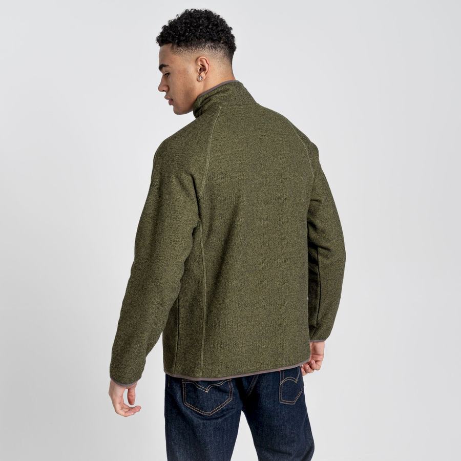 Chandails Craghoppers Durrus Half Zip Vert Olive Vert Homme | PSN-4793759