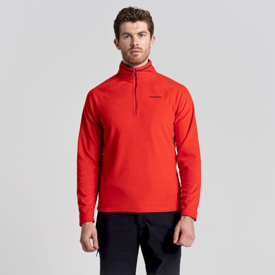 Chandails Craghoppers Corey Half Zip Rouge Homme | MME-3787623