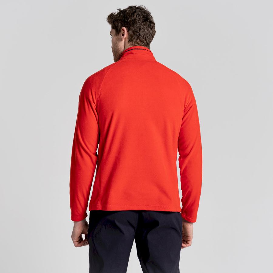 Chandails Craghoppers Corey Half Zip Rouge Homme | MME-3787623