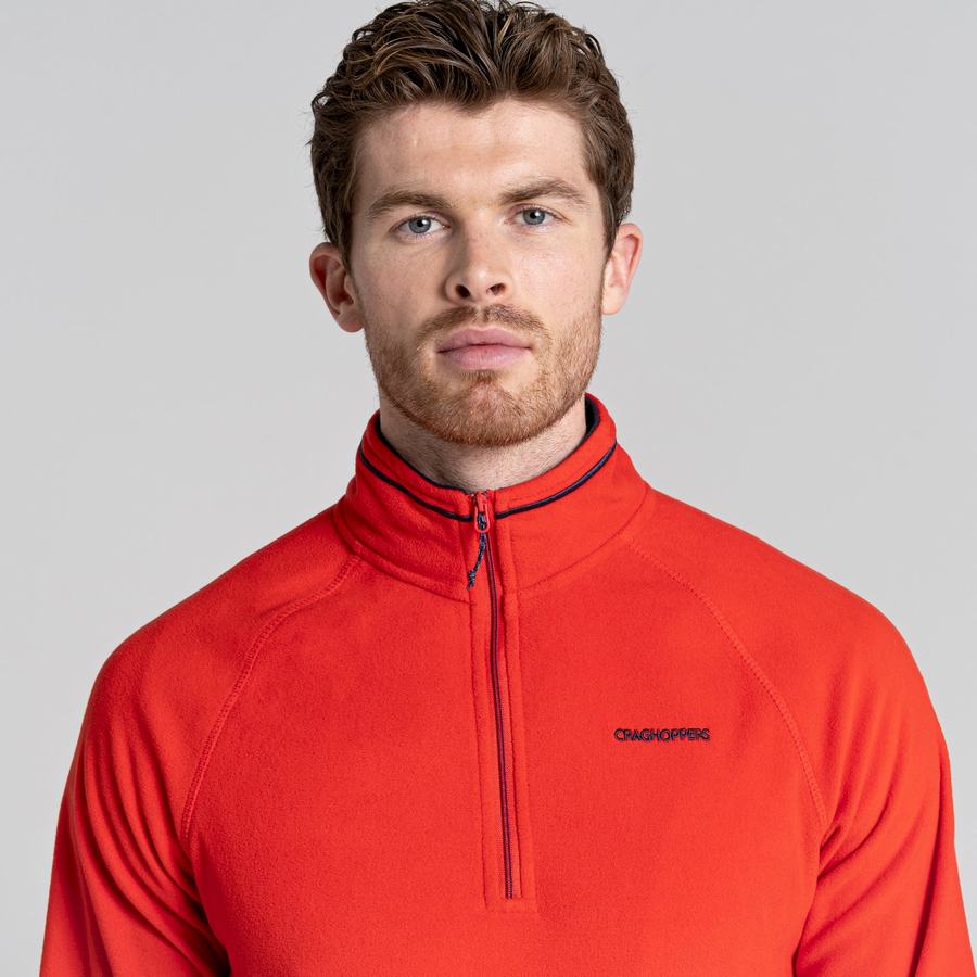 Chandails Craghoppers Corey Half Zip Rouge Homme | MME-3787623