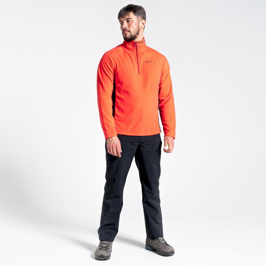 Chandails Craghoppers Corey Half Zip Orange Rouge Bleu Marine Homme | SZD-7692760