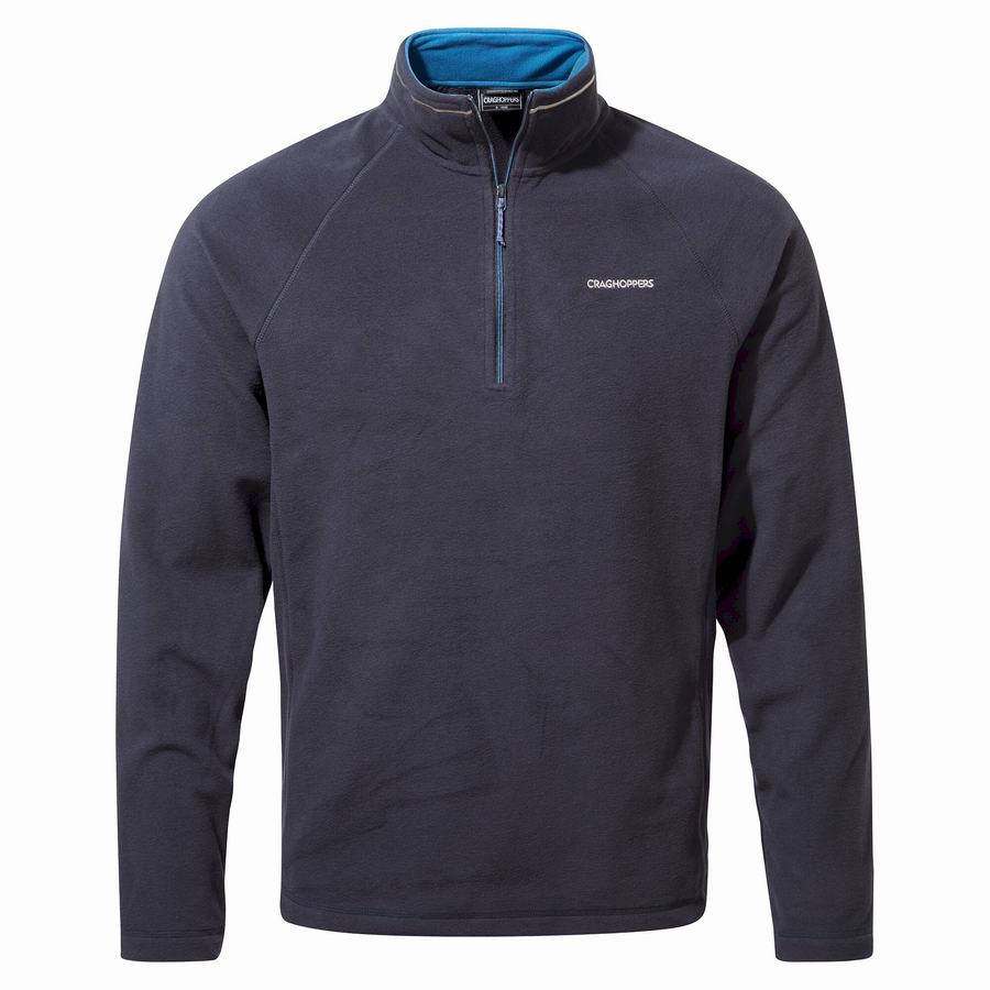 Chandails Craghoppers Corey Half Zip Bleu Marine Homme | ATE-1356928