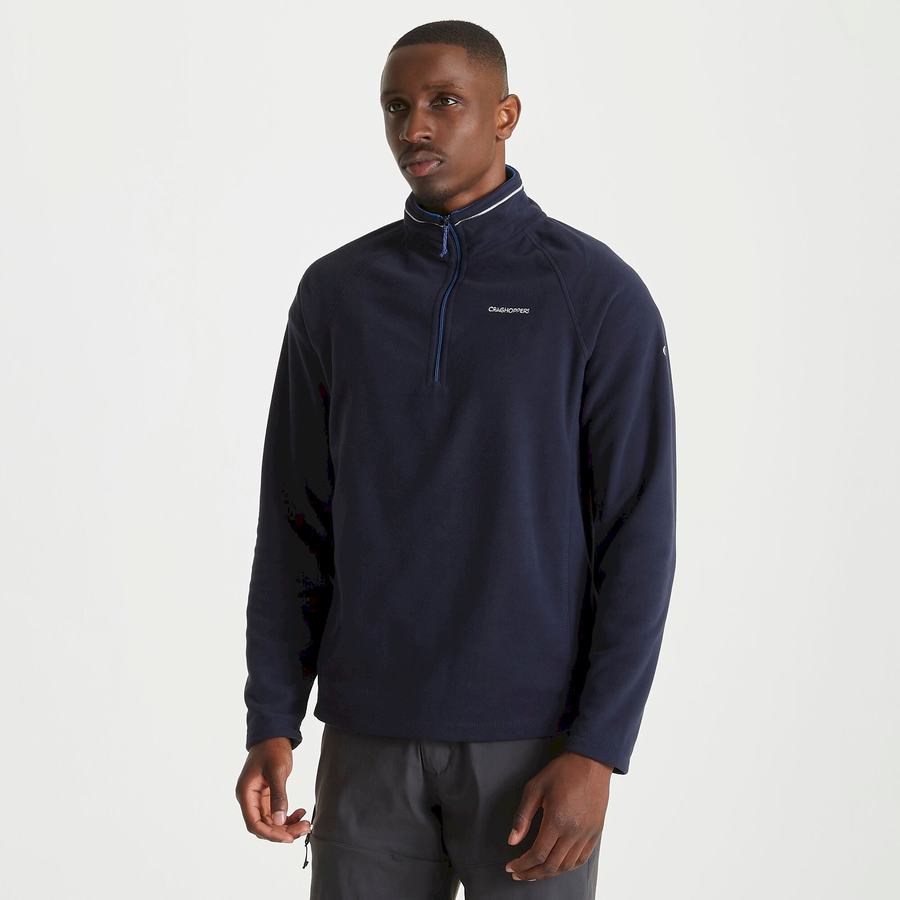 Chandails Craghoppers Corey Half Zip Bleu Marine Homme | ATE-1356928