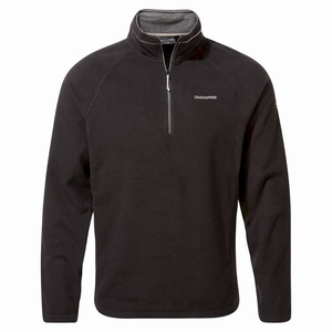 Chandails Craghoppers Corey Half Zip Noir Homme | HRU-7477472