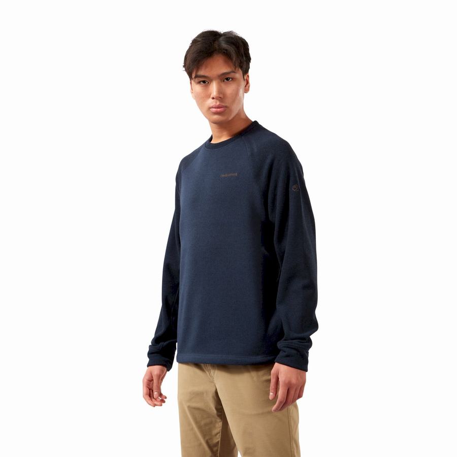 Sweats Craghoppers Barker Jumper Bleu Bleu Marine Homme | CPL-8665139