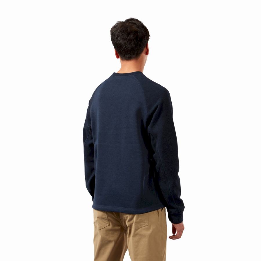 Sweats Craghoppers Barker Jumper Bleu Bleu Marine Homme | CPL-8665139