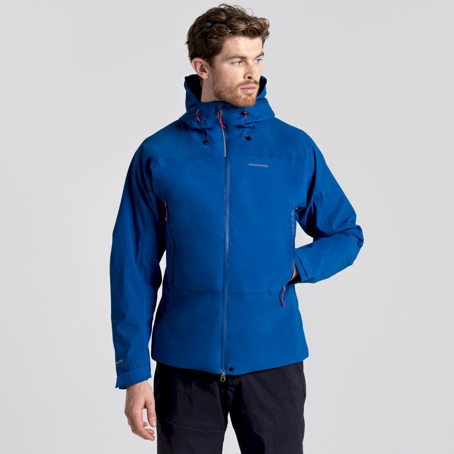 Vestes Craghoppers Imperméables Gryffin Bleu Bleu Foncé Homme | VCG-8312156