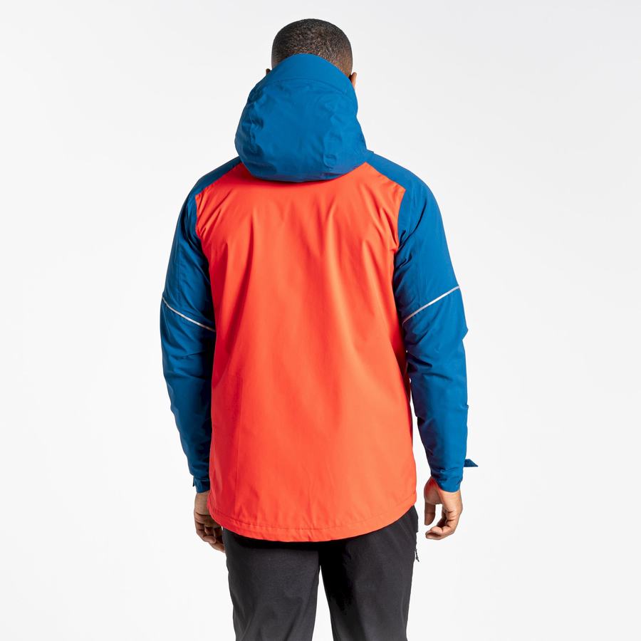 Vestes Craghoppers Imperméables Dynamic Bleu Marine Bleu Orange Rouge Homme | BZH-8721643