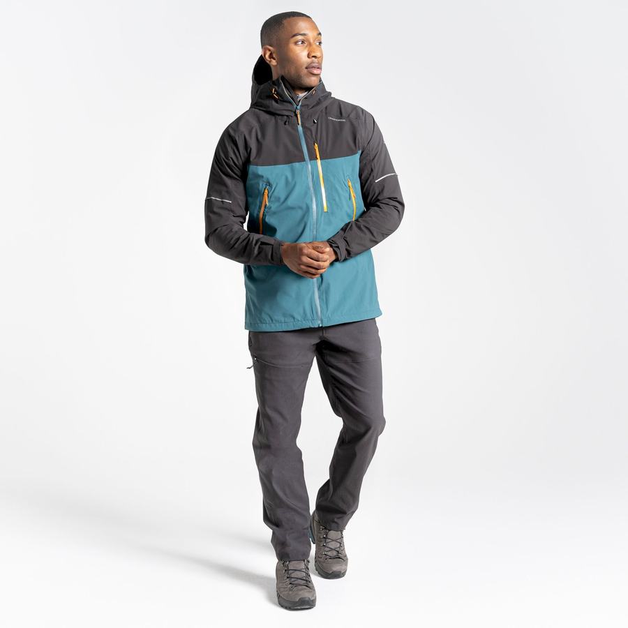 Vestes Craghoppers Imperméables Dynamic Noir Vert Homme | ROD-0629503