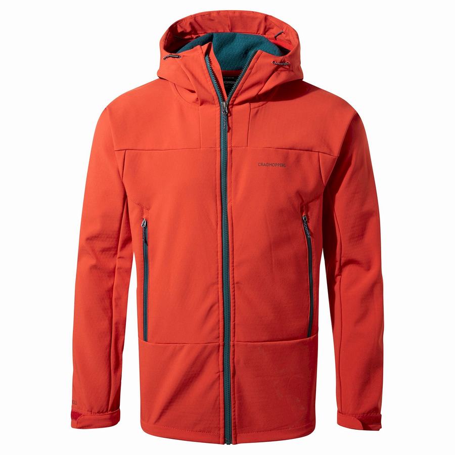 Vestes Craghoppers Tripp Encapuchonné Rouge Homme | WUY-6731176