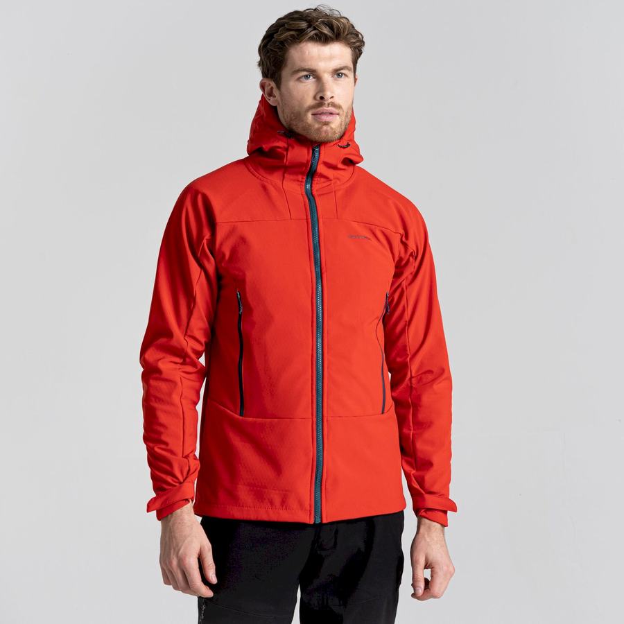 Vestes Craghoppers Tripp Encapuchonné Rouge Homme | WUY-6731176