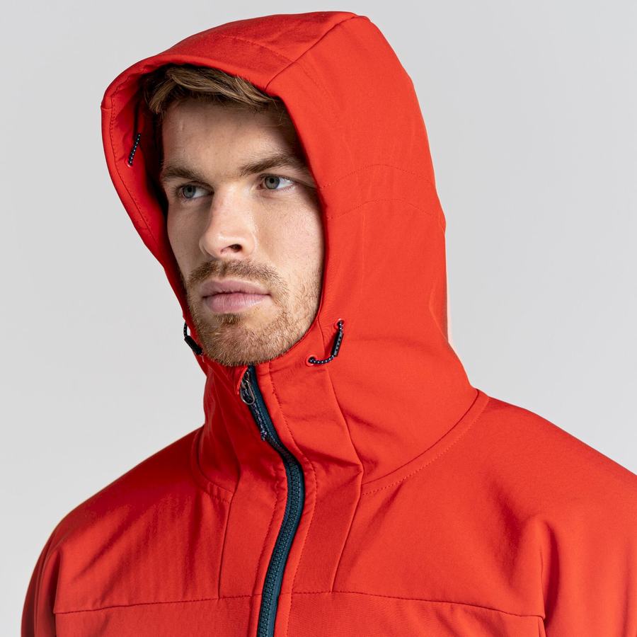 Vestes Craghoppers Tripp Encapuchonné Rouge Homme | WUY-6731176