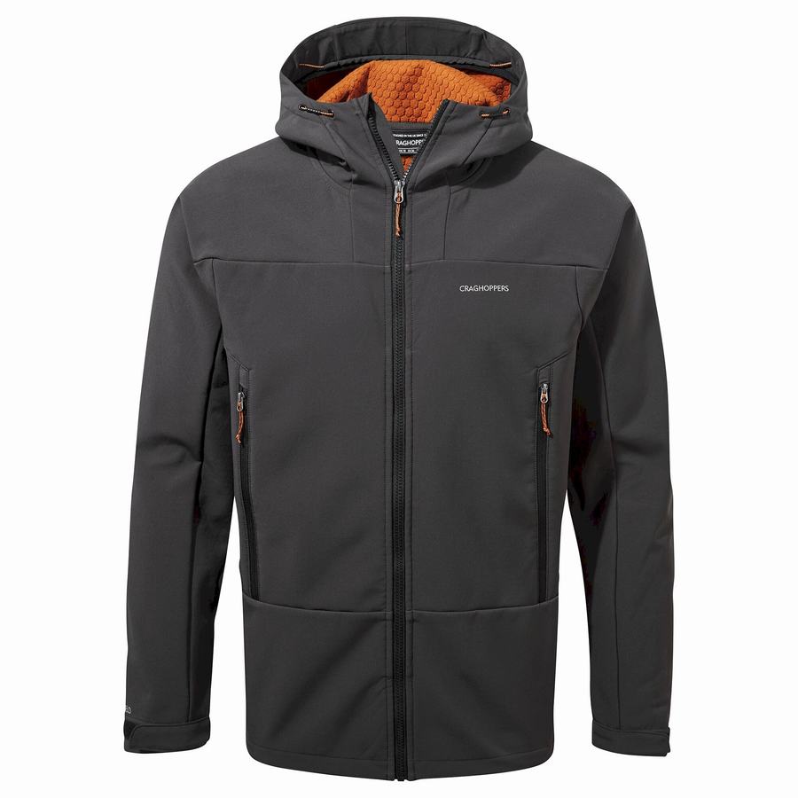 Vestes Craghoppers Tripp Encapuchonné Noir Homme | XXB-5000048