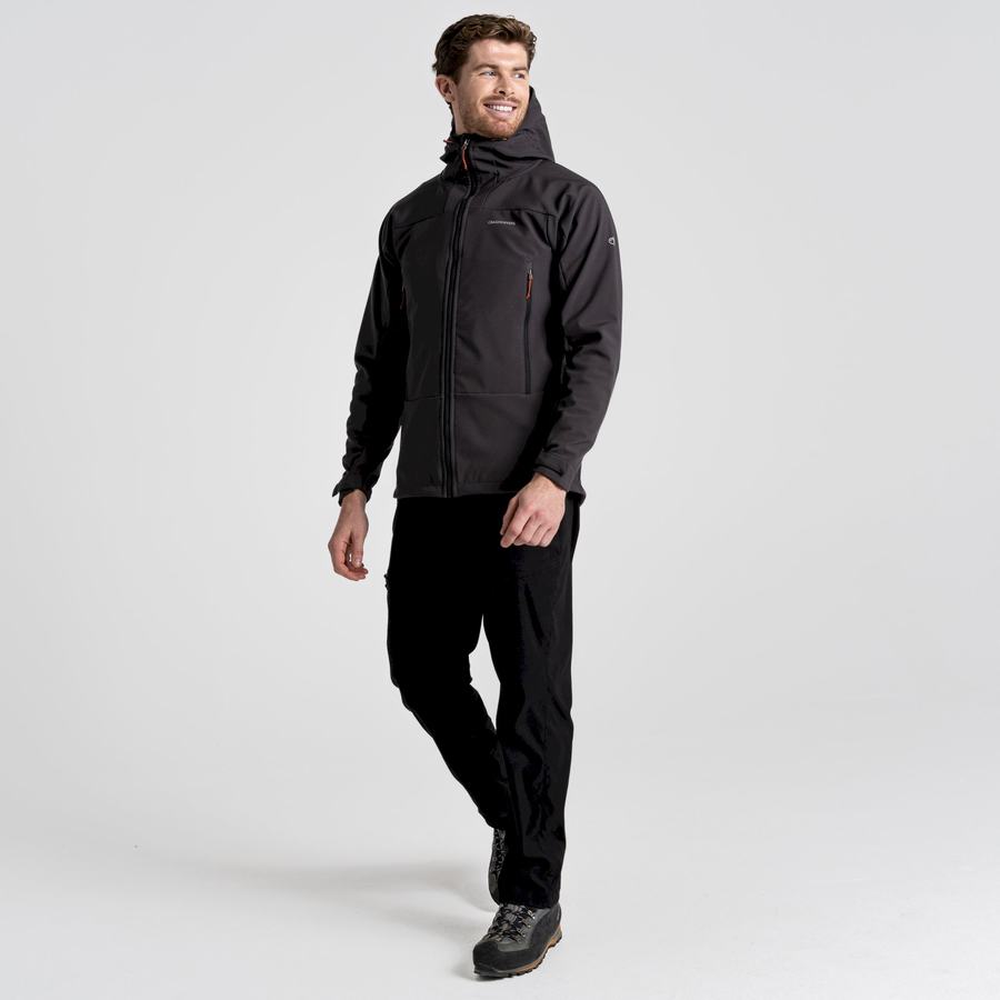 Vestes Craghoppers Tripp Encapuchonné Noir Homme | XXB-5000048