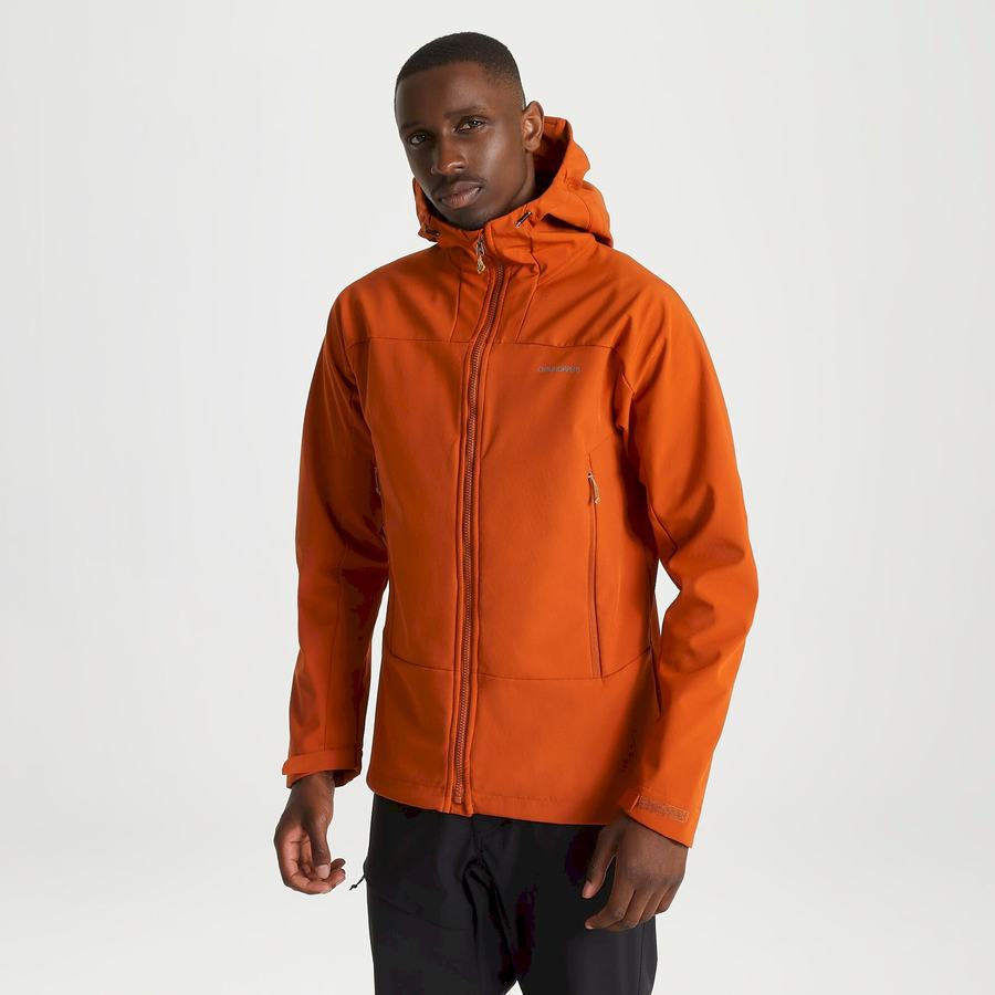 Vestes Craghoppers Tripp Encapuchonné Orange Homme | RRR-8370986