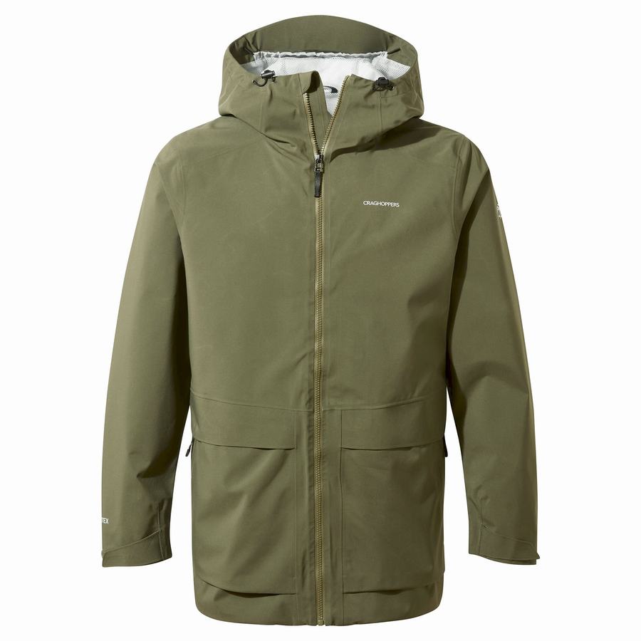 Vestes Craghoppers Toledo GORE-TEX Vert Homme | XTQ-0818525