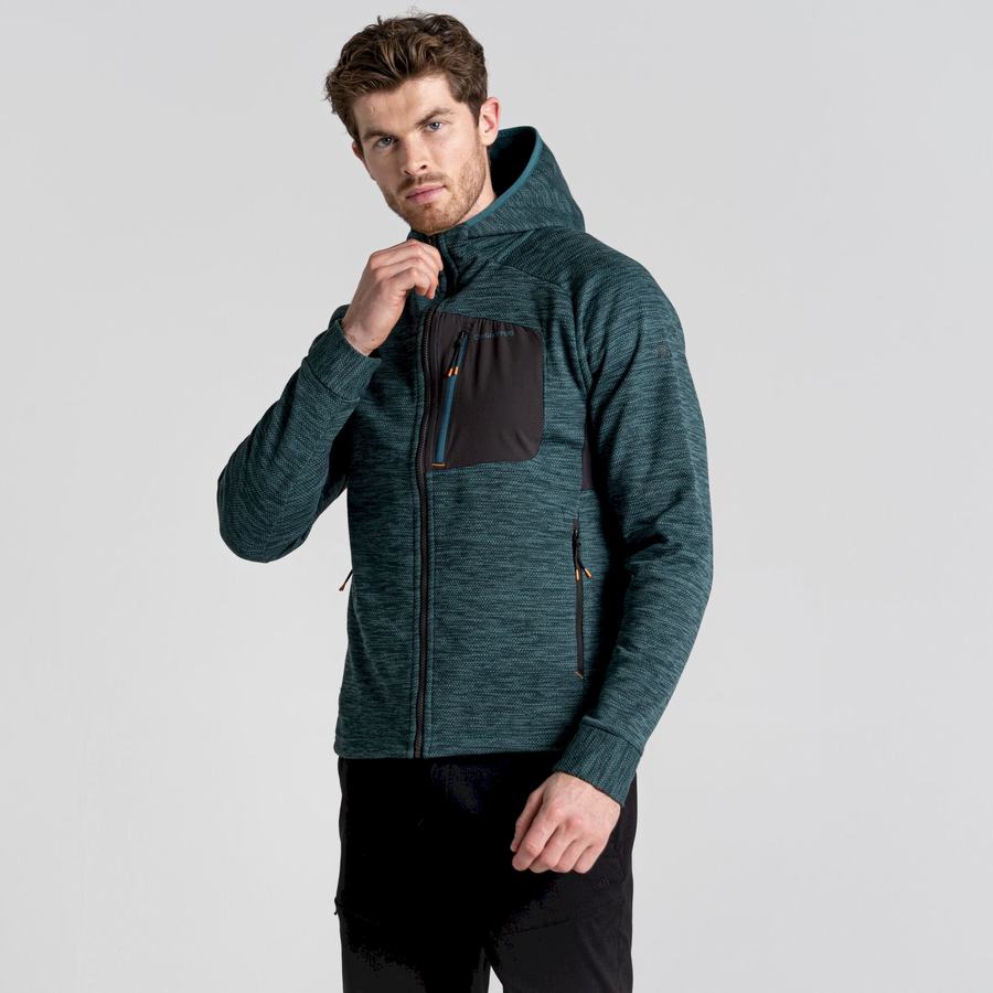 Vestes Craghoppers Tarbert Encapuchonné Vert Homme | LIN-8772521