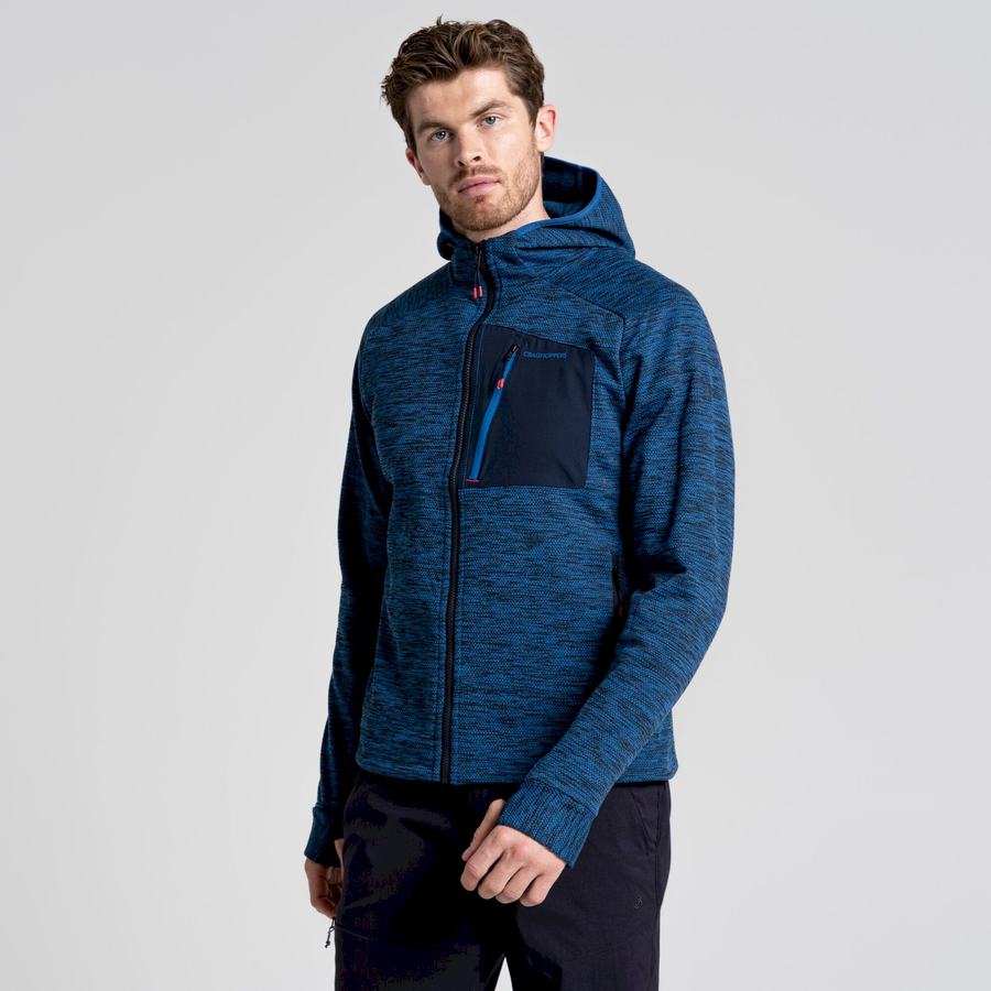 Vestes Craghoppers Tarbert Encapuchonné Bleu Homme | JLT-1227215