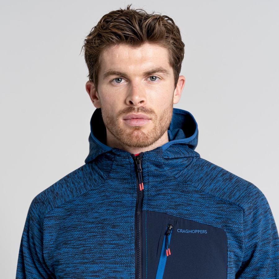 Vestes Craghoppers Tarbert Encapuchonné Bleu Homme | JLT-1227215