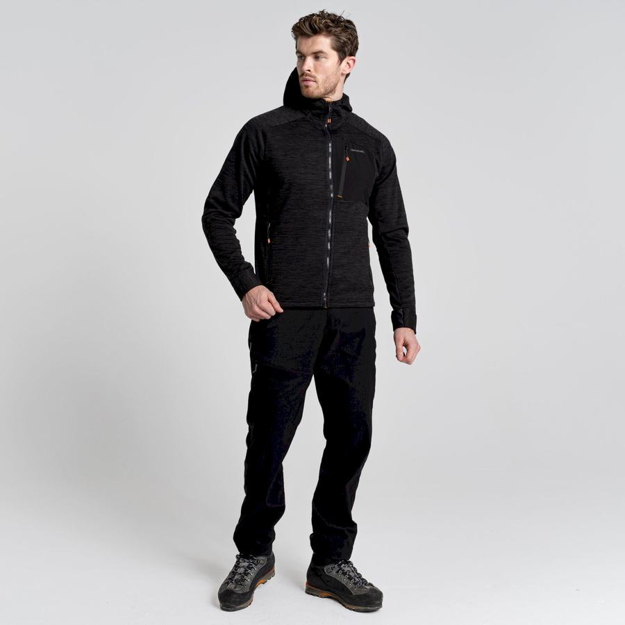 Vestes Craghoppers Tarbert Encapuchonné Noir Homme | EPH-0808013