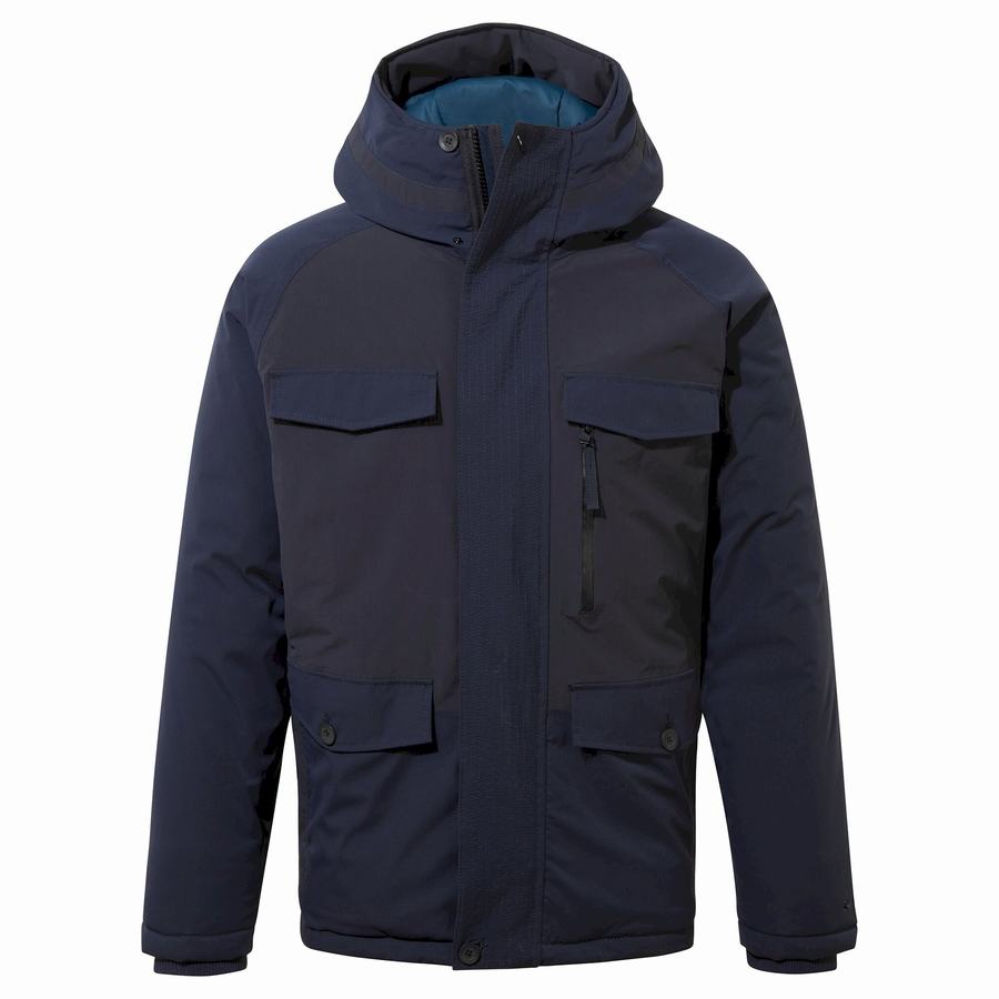 Vestes Craghoppers Sinclair Insulated Bleu Bleu Marine Homme | CQX-1078013