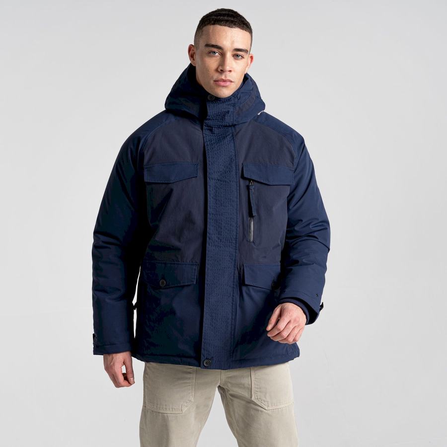 Vestes Craghoppers Sinclair Insulated Bleu Bleu Marine Homme | CQX-1078013