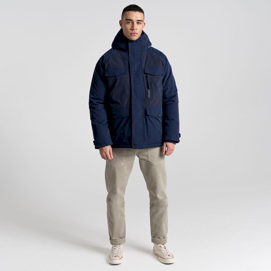 Vestes Craghoppers Sinclair Insulated Bleu Bleu Marine Homme | CQX-1078013