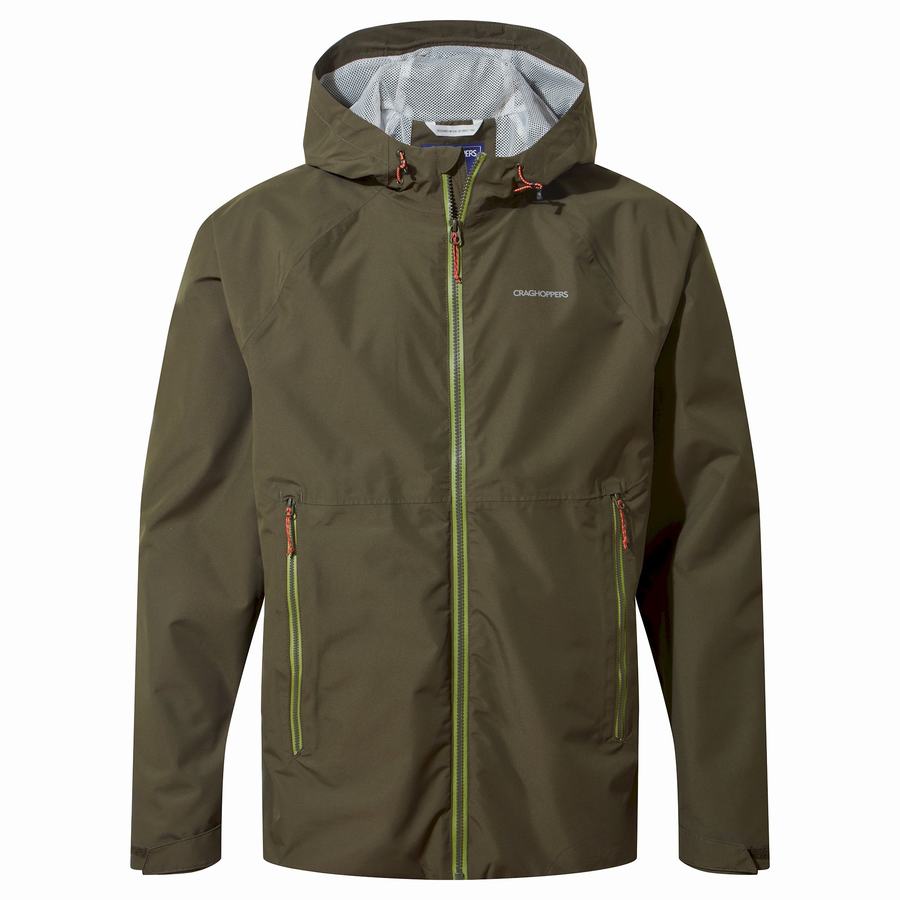 Vestes Craghoppers Sebastian Vert Homme | PRV-2285548