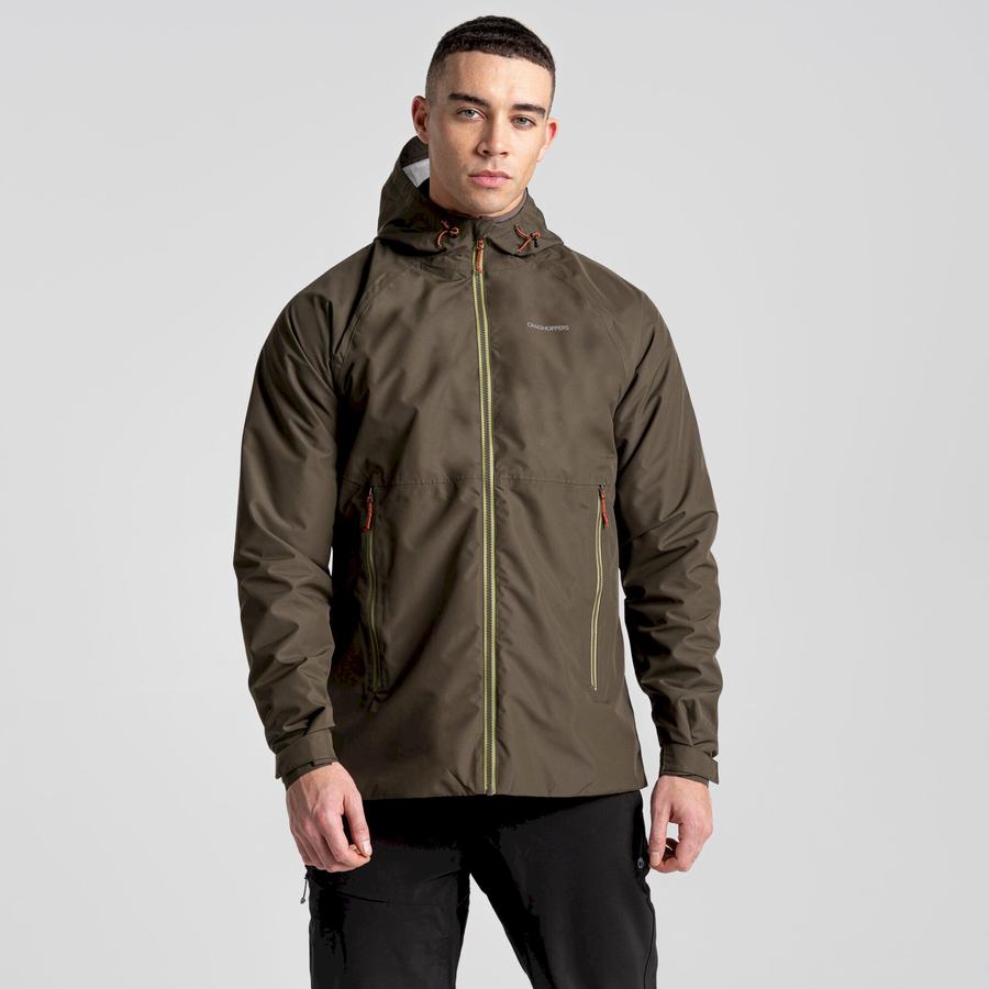 Vestes Craghoppers Sebastian Vert Homme | PRV-2285548