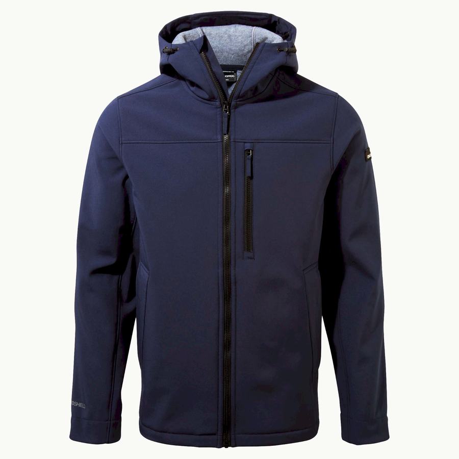 Vestes Craghoppers Oswin Insulated Encapuchonné Bleu Bleu Marine Homme | AKQ-8202003