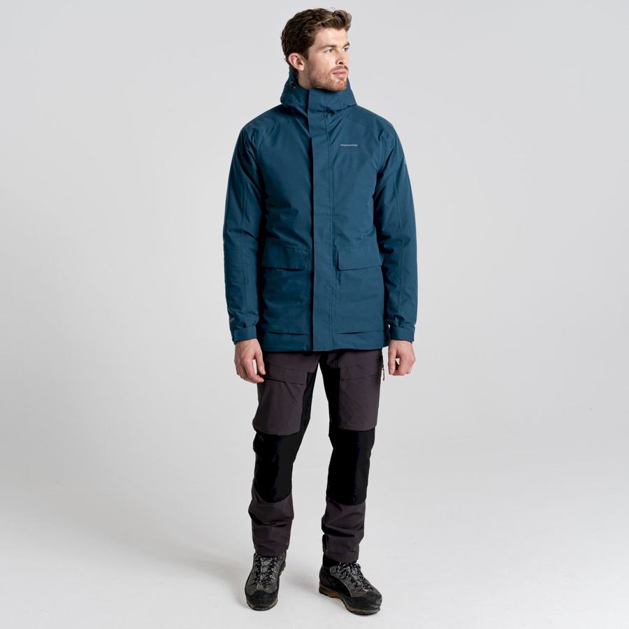 Vestes Craghoppers Lorton Thermic Bleu Foncé Homme | AMY-9335501