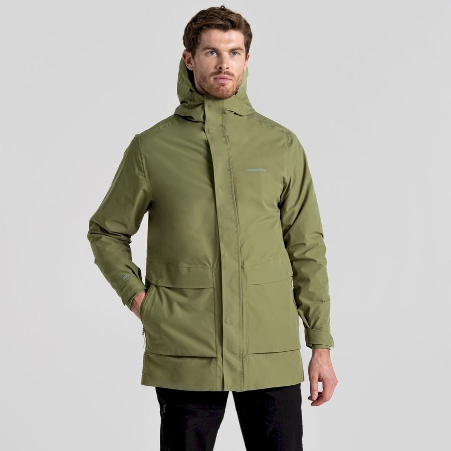 Vestes Craghoppers Lorton Pro 3 in 1 Vert Olive Vert Homme | BVW-2313976