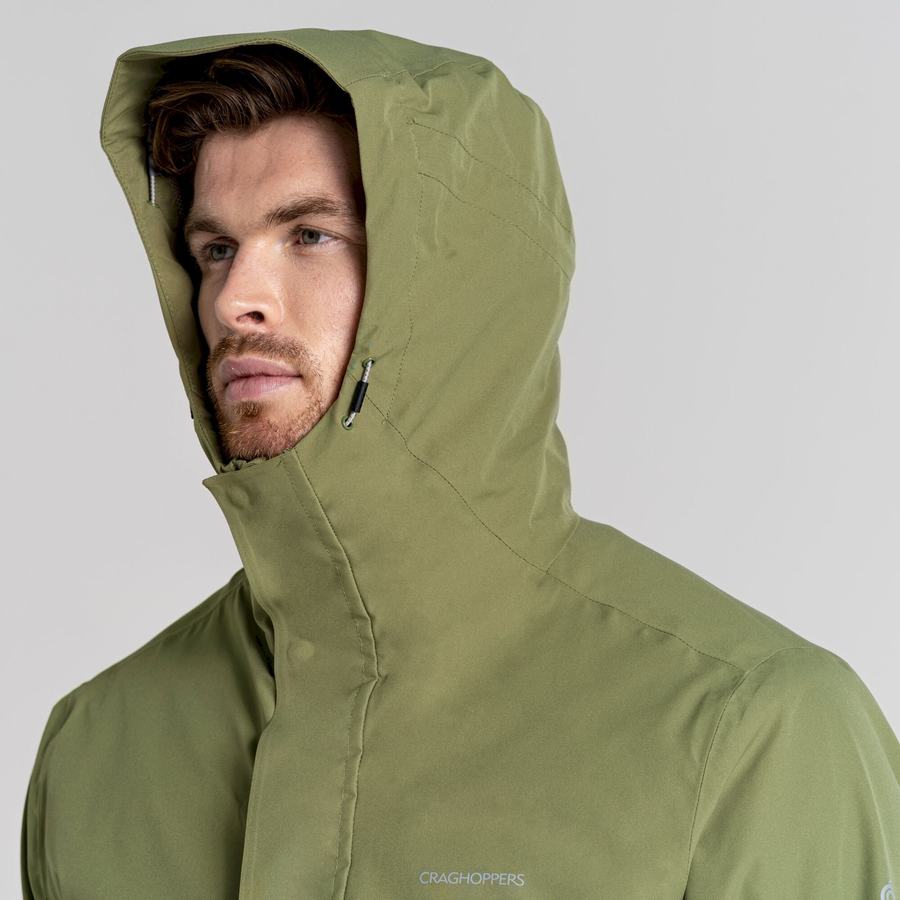 Vestes Craghoppers Lorton Pro 3 in 1 Vert Olive Vert Homme | BVW-2313976