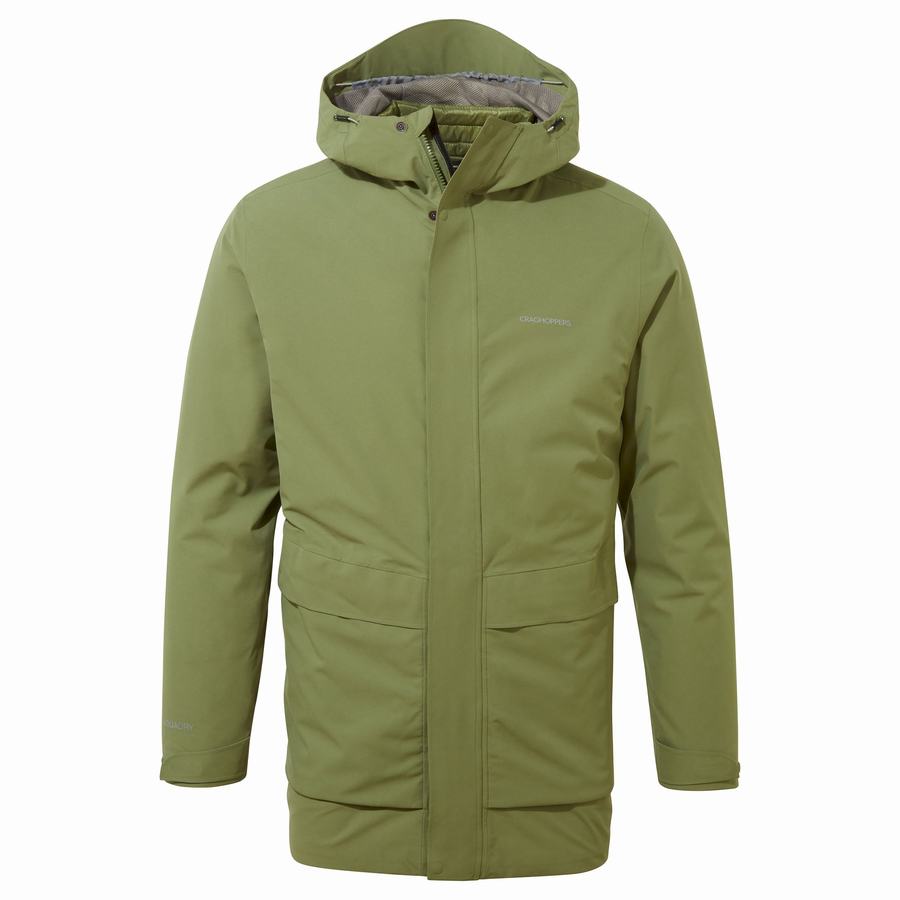 Vestes Craghoppers Lorton Pro 3 in 1 Vert Olive Vert Homme | BVW-2313976