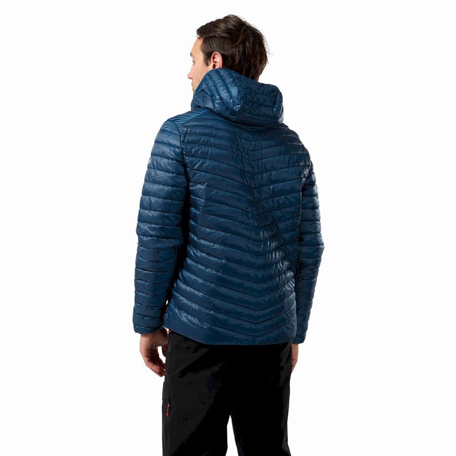 Vestes Craghoppers Insulated ExpoLite Encapuchonné Bleu Marine Bleu Homme | GLV-0543391