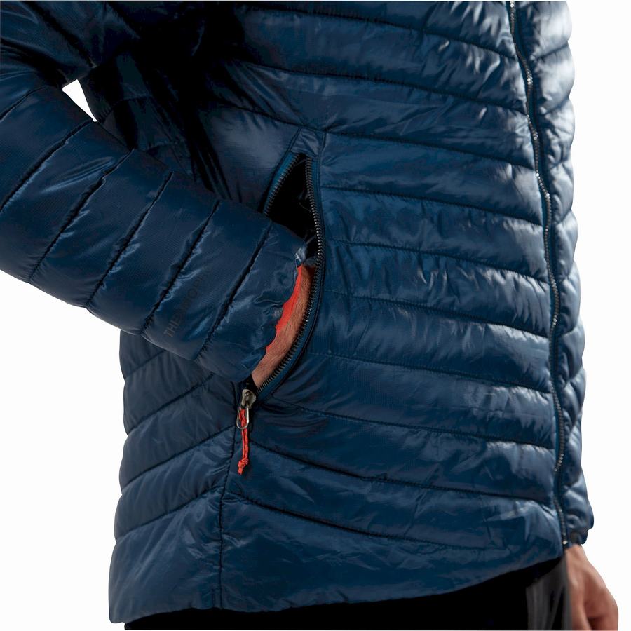 Vestes Craghoppers Insulated ExpoLite Encapuchonné Bleu Marine Bleu Homme | GLV-0543391