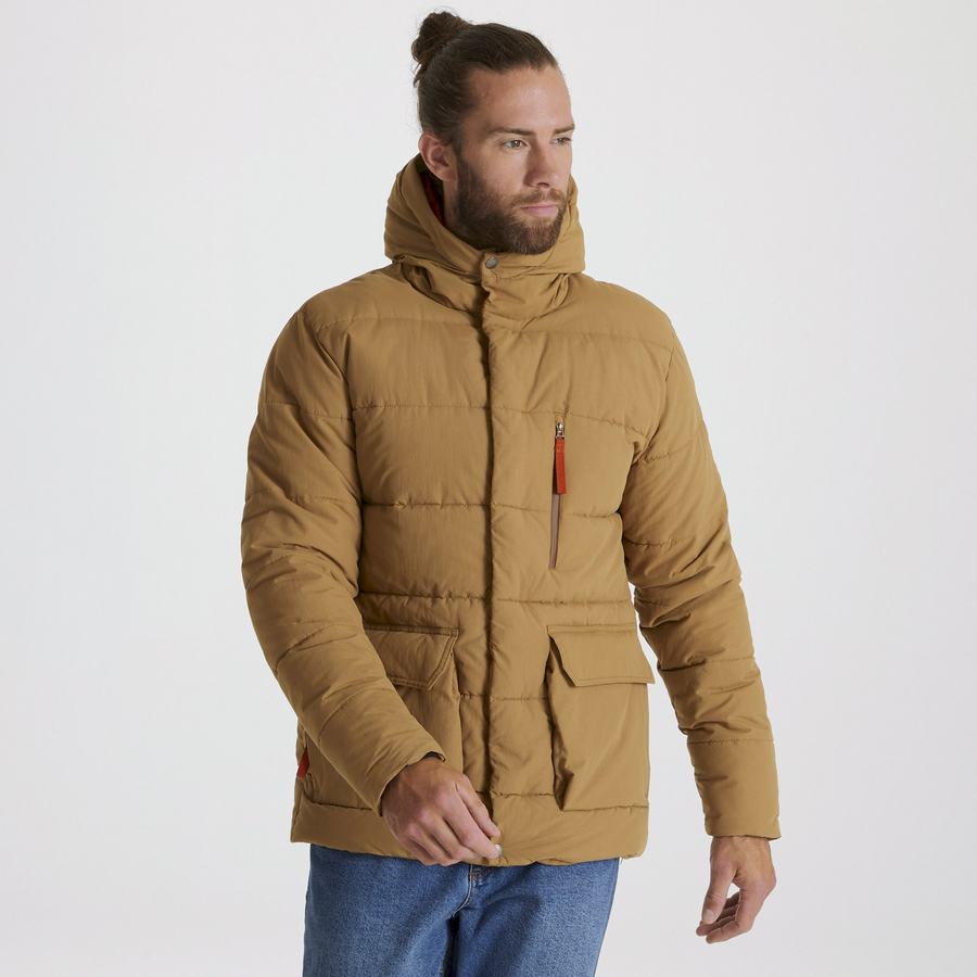 Vestes Craghoppers Insulated Cromarty Kaki Foncé Homme | XJO-2244997