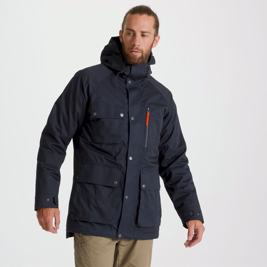 Vestes Craghoppers Haster 3 In 1 Bleu Marine Homme | BQO-9711457