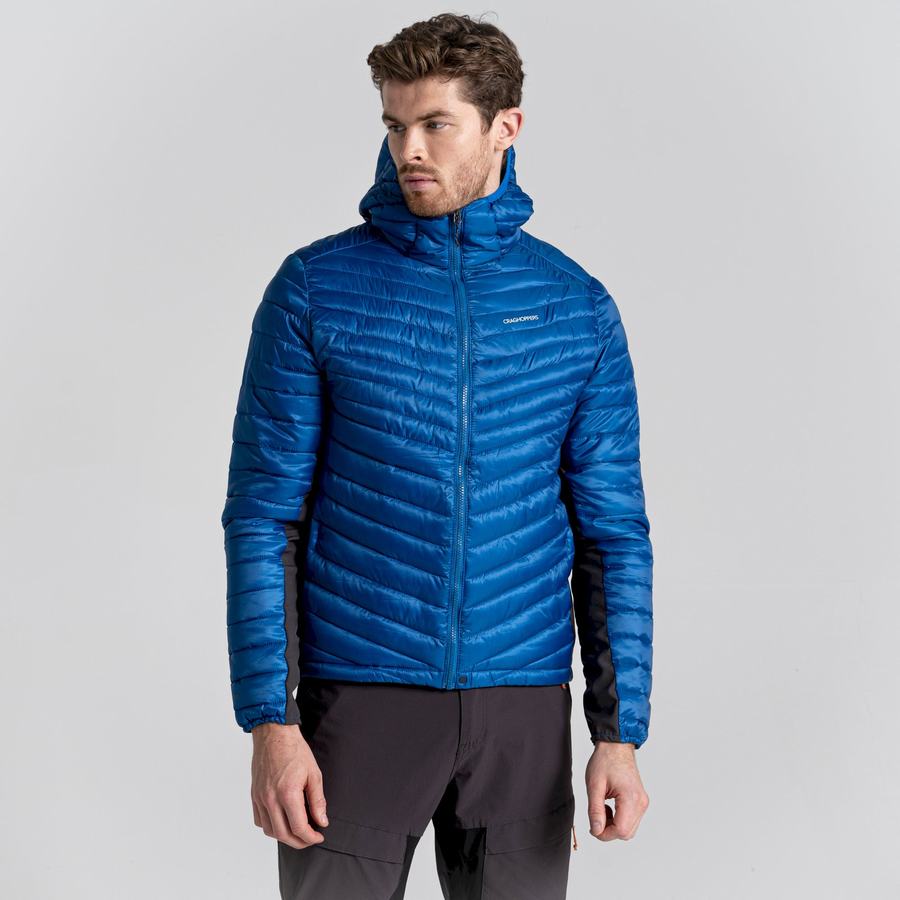 Vestes Craghoppers ExpoLite Insulated Encapuchonné Bleu Homme | YUA-1003676